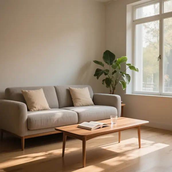 sofa face the window or away